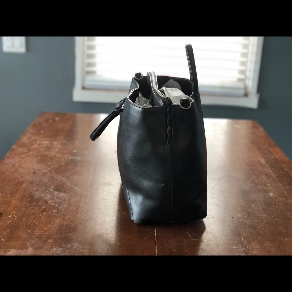Sleek Black Handbag
